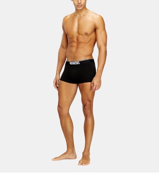 Lot de trois boxers en coton stretch avec imprimé intégral - Diesel - Noir