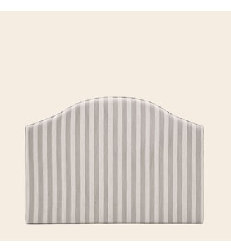 Tête De Lit Tapissée  Tapissée de jacquard de rayures Fabbio - Madura - Gris