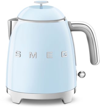 Bouilloire KLF05PBEU Bleu Azur - Smeg - Blanc et noir