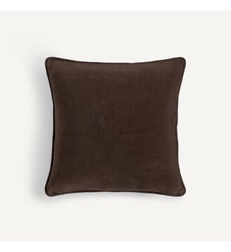 Housse de coussin, velours chenille AM.PM