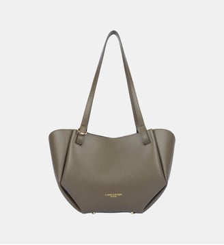 Sac cabas épaule Sierra Haus en cuir - Lancaster - Kaki