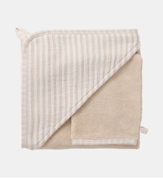 Cape de bain + gant BB & Co
