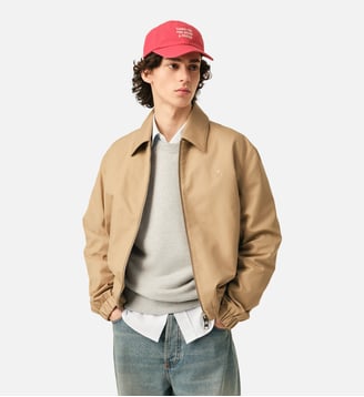 Blouson rembourré en coton Ami de Coeur - AMI Paris - Beige mastic