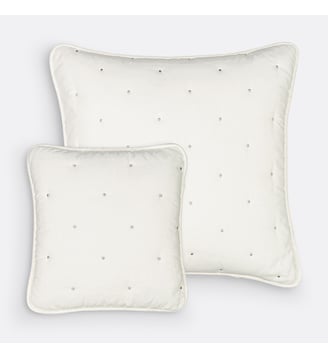 Housse de coussin matelassé coton carrée La Redoute Interieurs