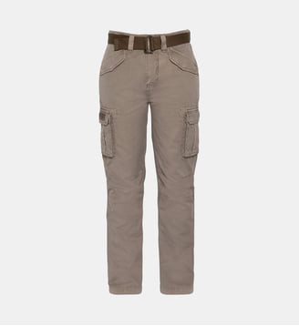 Pantalon cargo multipoches - Schott - Kaki