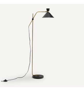 Lampadaire laiton vieilli Zoticus - AM.PM - Laiton vieilli