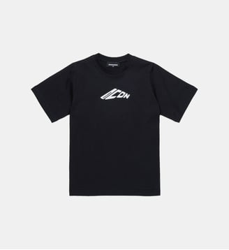 T-shirt avec logo contrasté - Dsquared2 - Noir