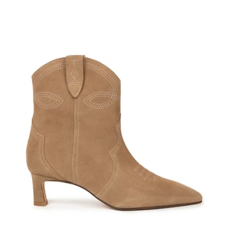 Boots Eloisa Cuir Suédé - Bobbies - Camel