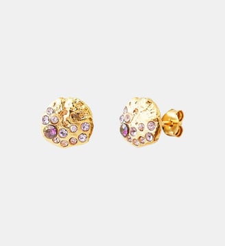 Boucles d'oreilles seven parme - Caroline Najman - Violet