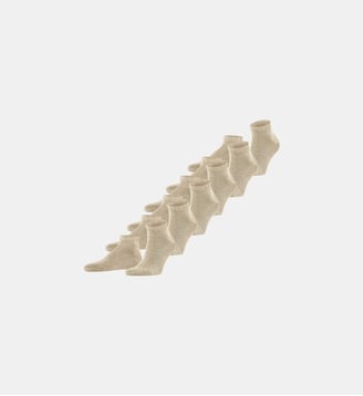 Chaussettes Sport Happy 6-Pack Coton - Falke - Mélange sable