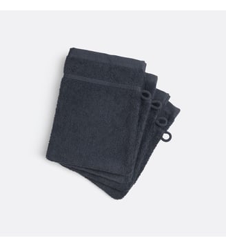 Lot 4 gants de toilette éponge bouclette La Redoute Interieurs