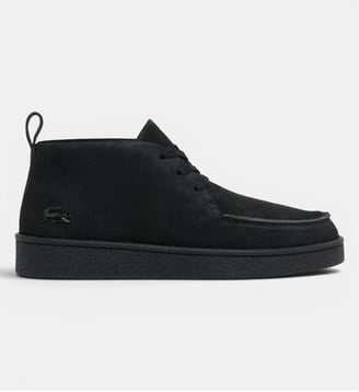 Sneakers Baseshot Chukka homme en suède - Lacoste - Noir