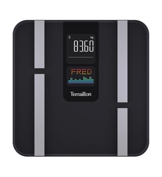 Pèse personne impédancemètre Body Color Connect - Terraillon - Anthracite