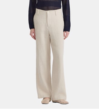 pantalon Senso ficelle - Agnès b. - Beige ficelle bis