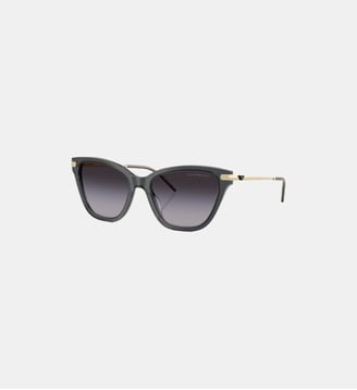 Lunettes de soleil Œil de chat EA4251 - Emporio Armani - Noir opale brillant