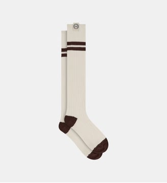 Chaussettes hautes Dim x IDLF - Dim - Écru