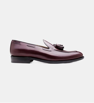 Mocassins cuir OLDEN - Finsbury - Bordeaux