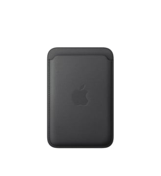 Porte-cartes Tissage fin Magsafe Noir - Apple - Noir