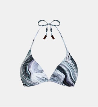 Haut de maillot de bain triangle Marble - Vilebrequin - Blanc