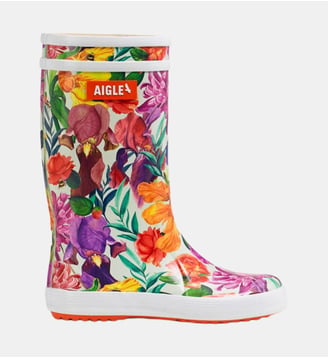 Bottes de pluie Lolly Pop Play3 cœurs - Aigle - Vert clair