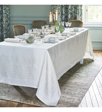 Nappe pur coton - Garnier Thiebaut - Blanc