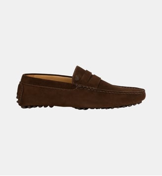 Mocassins Lewis Cuir Suédé - Bobbies - Café