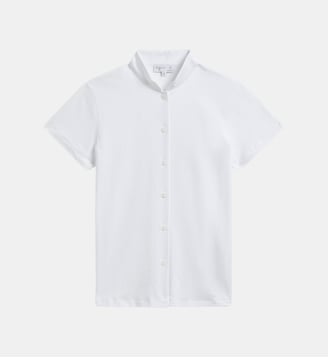 chemise Violaine noire - Agnès b. - Blanc