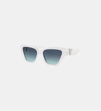 Lunettes de soleil Œil de chat TF4218 - Tiffany & Co - Blanc vif