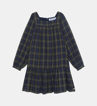 Robe -  coton carreaux - Tartine Et Chocolat - Marine