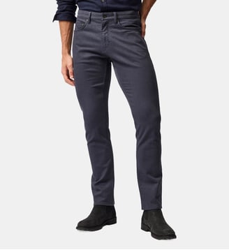 Jean droit en coton stretch Motion Mélange - Rodd & Gunn - Marine