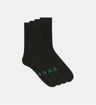 Lot de 2 paires de chaussettes unies Gots Good Socks - Dim - Noir