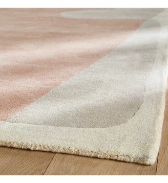 Tapis en lyocell et laine, tufté main AM.PM