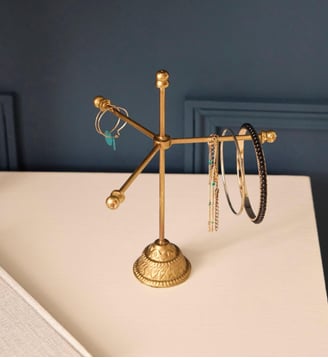 Porte-bijoux en métal - petit modèle - Cyrillus - Doré