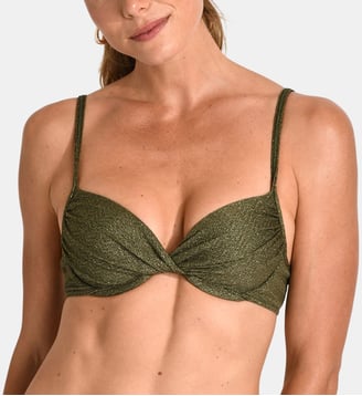 Haut de maillot armaturé Praline - Livia - Kaki