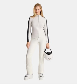 Veste technique negam full zip col montant coupe regular - Fusalp - Neige et noir