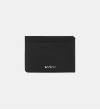 Porte-Cartes Compagnon En Cuir - Lanvin - Noir