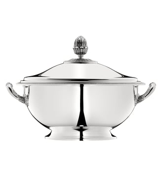 Soupière et couvercle en métal argenté - MALMAISON - Christofle - Argent