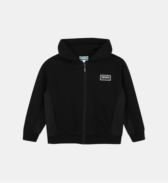 Cardigan à capuche - Kenzo Kids - Black