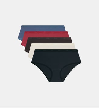 Lot de 3 Boxers Les Pockets Coton - Dim - Blanc cassé
