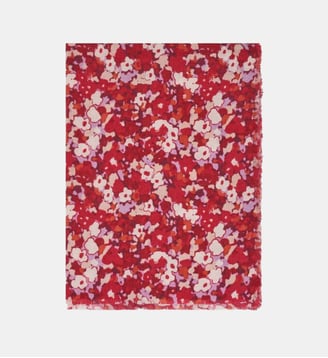 Écharpe idaisy - Motif floral - Caroll - Rouge