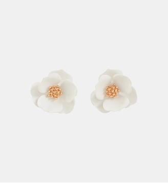 Boucles d'oreilles fleurs blanches - Balaboosté - Blanc