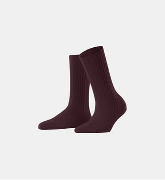 Chaussettes Pour Bottes Cosy Wool Boot Laine - Falke - Bordeaux