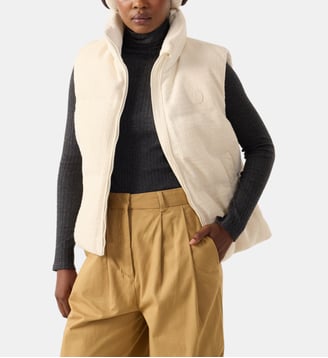 Veste Grand Froid puffer sans manches Atsuma - Jott - Naturel