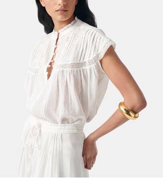 Blouse Ganu - Vanessa Bruno - Blanc