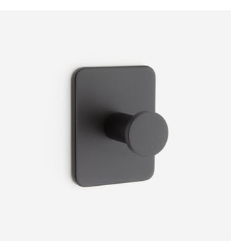 Patère 1 tête adhésive noir mat - Stick - Bath Bazaar - Noir
