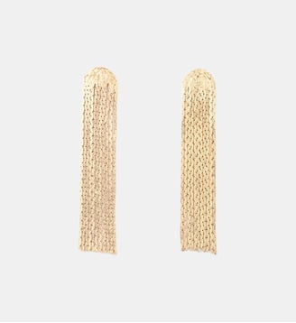 Boucles d'oreilles chaîne serpent dorée - Balaboosté - Doré