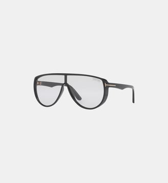 Lunettes de soleil Pillow Achilles - Tom Ford - Noir brillant