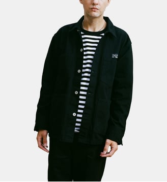 veste en coton noire agnès b. x Neighborhood - Agnès b. - Noir