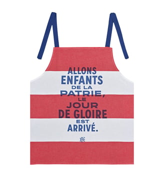 Tablier enfant Elysée Patrie Élysée patrie - Le Jacquard Francais - Multicolore