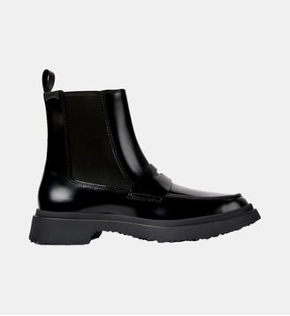 Bottines Walden cuir - Camper - Noir